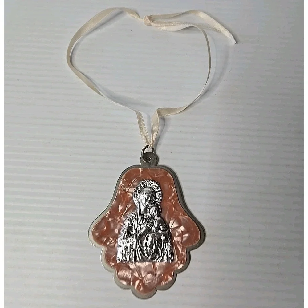 Virgin MARY Baby JESUS Vintage Greek‎ Orthodox 4